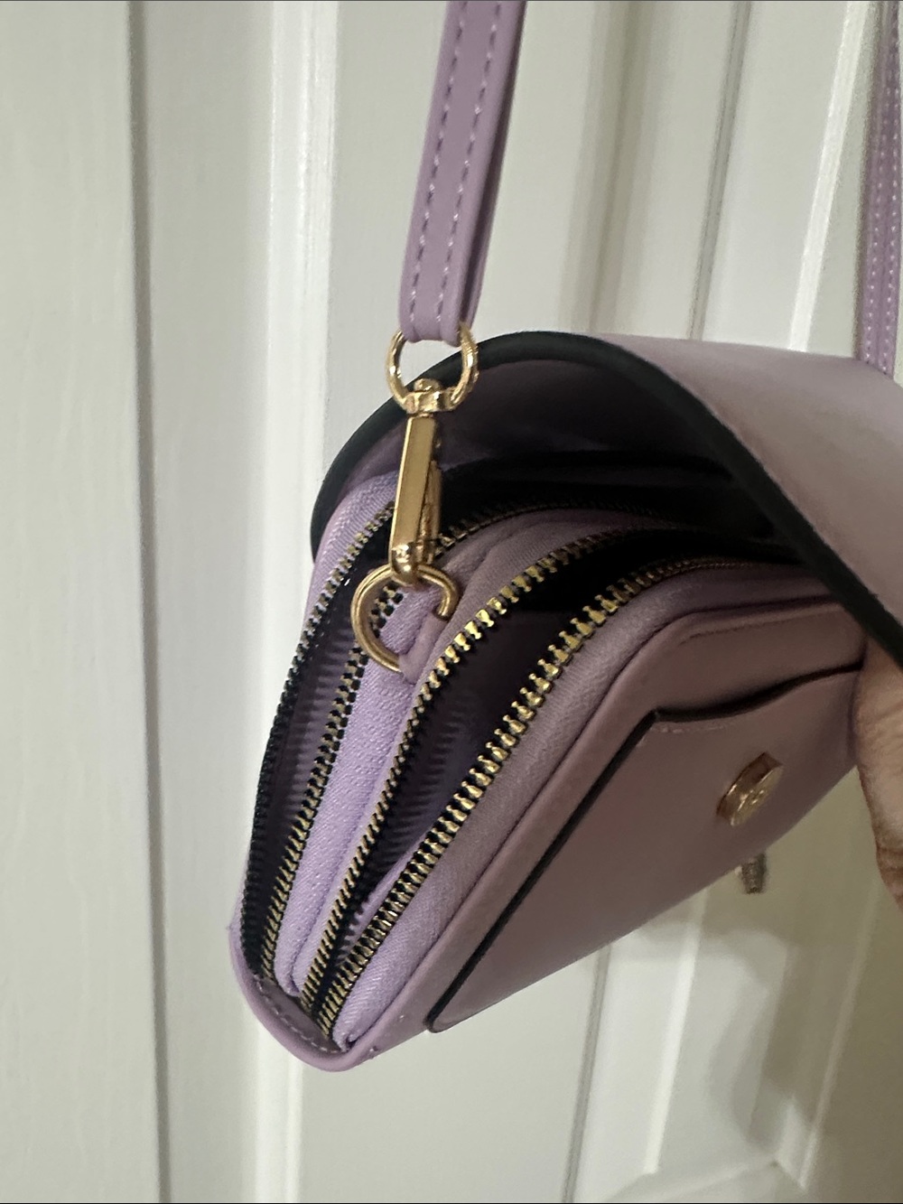 ROULENS Lavender Crossbody Bag - Women's Elegant Shoulder Purse Never Used - Picture 12 of 12